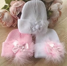Baby knitted hat for sale  UK