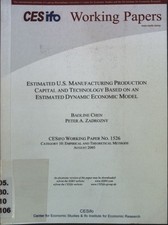 Estimated manufacturing produc gebraucht kaufen  Koblenz