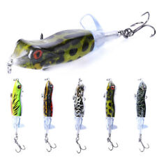 5x Popper Flutuante Giratório Cauda Sapo isca de pesca isca TopWater 11g Lote Wobbler comprar usado  Enviando para Brazil