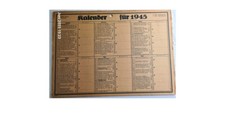 Riginal kalender 1945 gebraucht kaufen  Mettmann