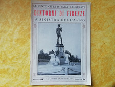 rivista 1927 Dintorni di Firenze a sinistra dell'Arno le cento città d'Italia comprar usado  Enviando para Brazil