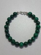 Bracelet malachite argent d'occasion  La Rochelle