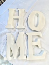 HOME letras grandes de madeira aproximadamente 2,32 cm (8 pol) para pendurar ou suportar comprar usado  Enviando para Brazil