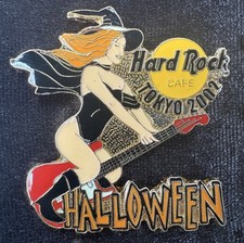 Guitarra vermelha Hard Rock Café Tokyo 2002 Halloween Witch Riding comprar usado  Enviando para Brazil