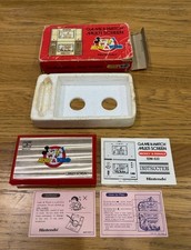 Jogo e relógio Nintendo: Mickey & Donald (DM-53) 1982 na caixa com inserções originais comprar usado  Enviando para Brazil