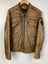 Real leather biker for sale  CANTERBURY