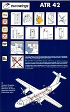 Safetycard eurowings atr gebraucht kaufen  Leinfelden-Echterdingen
