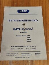 Hatz diesel e80 gebraucht kaufen  Spraitbach