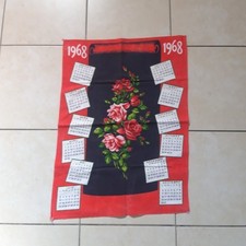 Torchon calendrier décor d'occasion  Bruyères-et-Montbérault
