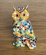 Handpainted mosaic owl for sale  DERBY