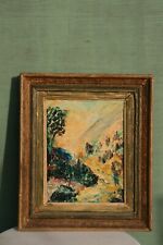 Signed landscape painting d'occasion  Expédié en Belgium