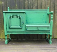 Green telephone seat for sale  THETFORD