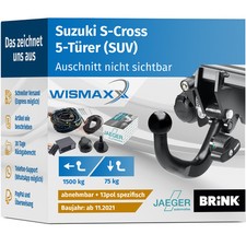 Anhängerkupplung suzuki cross gebraucht kaufen  Rheda-Wiedenbrück