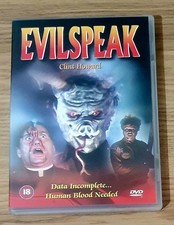Evilspeak dvd. 1981 for sale  ASHFORD