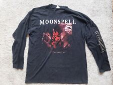 Camiseta MOONSPELL Irreligious Vintage 1996 Manga Longa XL Tour Metal Gótico LP CD comprar usado  Enviando para Brazil