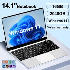 Ordinateur Portable 14,1" FHD | 16Go RAM | Windows 11 | SSD Rapide | Ultra Léger comprar usado  Enviando para Brazil