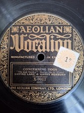 Aeolian vocalion shellac for sale  BATH