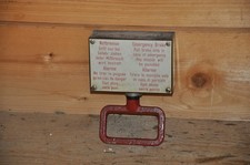 Alte notbremse eisenbahn gebraucht kaufen  Limbach-Oberfrohna