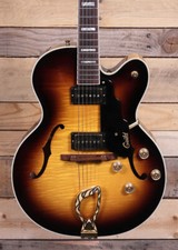 Guitarra Guild X-180 semi-oca Burst com estojo "Excelente estado" comprar usado  Enviando para Brazil
