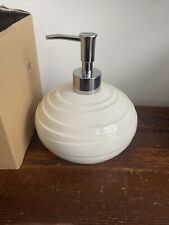 Grande NOVA Bomba de Loção Sabonete - Cerâmica - Creme Marfim - Para Cozinha Banheiro - Caixa comprar usado  Enviando para Brazil