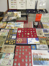 Sammlung münzen banknoten gebraucht kaufen  Aachen