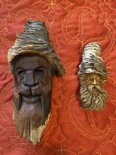Escultura Herrero de Colección Madera Árbol Espíritu y Tofio (?) Decoración de arte popular tallada a mano 95 segunda mano  Embacar hacia Mexico