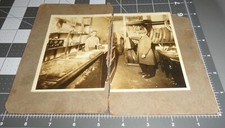 1900's PEÇAS AUTOMÁTICAS Pneu LOJA Exibição Men Shop Counter FISK Caixa FOTO Vintage comprar usado  Enviando para Brazil