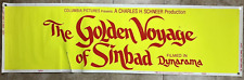 The Golden Voyage of Sinbad 1973 pôster original do filme 24 x 82 comprar usado  Enviando para Brazil