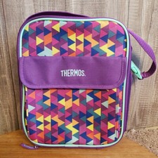 Refrigerador térmico macio muito bom estado roxo Geo. Lancheira/caixa multicolorida isolada quente/fria comprar usado  Enviando para Brazil