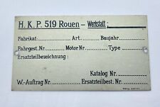 Ww2 german hkp for sale  SOUTHAMPTON