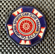 SCCA CALIFORNIA SPORTS CAR CLUB REGIÃO BORDADO COSTURAR APENAS PATCH RACING 3" comprar usado  Enviando para Brazil