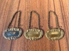 Vintage decanter labels for sale  OLDHAM