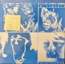 The Rolling Stones Emotional Rescue Vinyl Record VG/VG CBS450206-1 1980  comprar usado  Enviando para Brazil