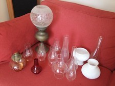 Oil lamps shades for sale  SOUTHAMPTON