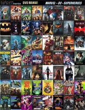 Usado, DVD Mania Pick Your Movies Marvel DC Comics Sci-Fi Aliens Combined Ship DVD Lot comprar usado  Enviando para Brazil
