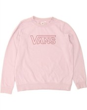 Moletom gráfico feminino VANS Reino Unido 16 grande algodão rosa AJ08 comprar usado  Enviando para Brazil