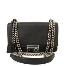 Bolsa de ombro PRADA Saffiano couro corrente preta/2BH2627, usado comprar usado  Enviando para Brazil
