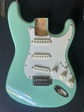 Corpo de guitarra Fender Squier 2019 Affinity Stratocaster verde perfeito atualizações comprar usado  Enviando para Brazil