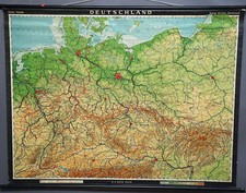 Wandbild karte deutschland gebraucht kaufen  Berghülen