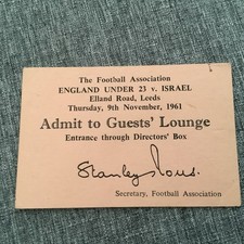 England israel football for sale  LEEDS