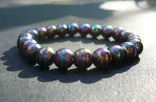 Bracelet perles hématite d'occasion  Bordeaux-