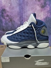 Nike Air Jordan XIII 13 pederneira retrô tamanho 11 414571-401 azul branco cinza comprar usado  Enviando para Brazil