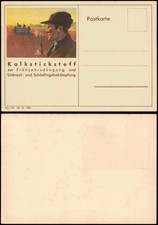 Werbekarte kalkstickstoff frü gebraucht kaufen  Ortrand