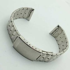 Pulseira de relógio masculina Orient aço inoxidável 18 mm NOS IMA59ALI2 comprar usado  Enviando para Brazil