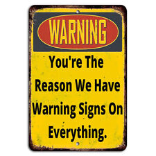 Warning reason warning for sale  USA
