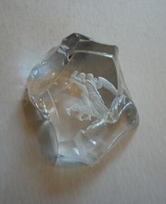 Antigo Ltd Ed Val St Lambert França Cristal Intaglio Jacob Gabriel Rock Peso de Papel comprar usado  Enviando para Brazil