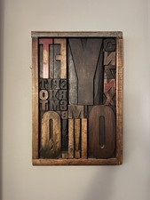 Wooden letter press for sale Wooden letter press for sale  CIRENCESTER