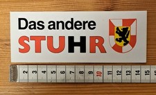 Aufkleber sticker stuhr gebraucht kaufen  Duvensee, Klinkrade, Kühsen, Labenz