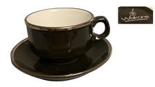 Kaffeetasse schwarz silberrand gebraucht kaufen  Altrip