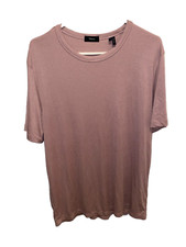 Camiseta masculina Theory viola ameixa leve limpa sólida manga curta tripulação tamanho XL comprar usado  Enviando para Brazil